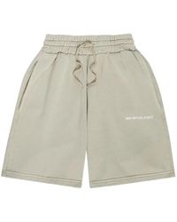 MKI Miyuki-Zoku - Mki Logo-Print Drawstring Shorts - Lyst