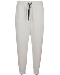 Brunello Cucinelli - Pantalon De Jogging En Cachemire - Lyst