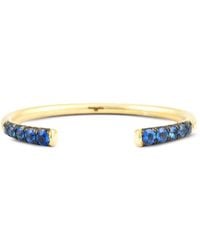 Sylva & Cie - Bracciale Rigido Athena Con Zaffiro - Lyst
