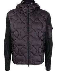 Moncler - Padded Hooded Zip-up Cardigan - Lyst