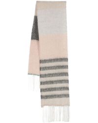 Farfetch Accessoires Schals & Tücher Schals Bi-colour fringed wool scarf 