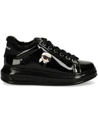Karl Lagerfeld - Ikonik Nft Kapri Leather Sneakers - Lyst