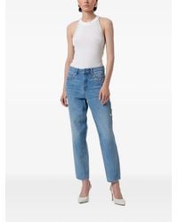 Fracomina - Embellished Mom-Fit Jeans - Lyst