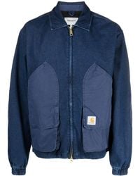 Carhartt - Denim Zip-up Shirt Jacket - Lyst