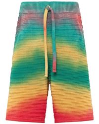 Laneus - Knitted Drawstring Shorts - Lyst