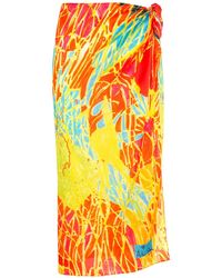 Amir Slama - Printed Beach Skirt - Lyst