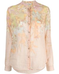 Forte Forte - Forte_forte Printed Cotton And Silk Blend Shirt - Lyst