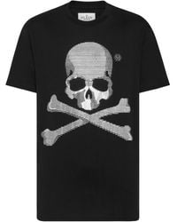 Philipp Plein - Skull-Print Short-Sleeve T-Shirt - Lyst