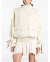 Siedres - Polca Floral-Print Tie-Cuff Jacket - Lyst