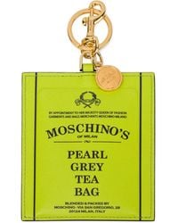 Moschino - Leather Keyring - Lyst