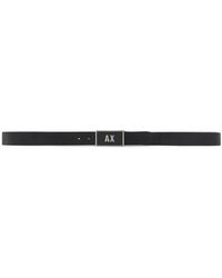 ARMANI EXCHANGE - Logo-Buckle Belt - Lyst