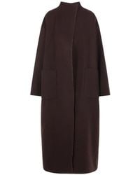 Dusan - Manteau En Laine À Bords Francs - Lyst