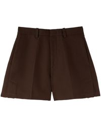 Jil Sander - Pantalones cortos de vestir de talle alto - Lyst