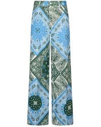 Liu Jo - Printed Trousers - Lyst