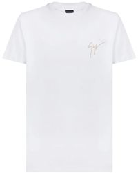 Giuseppe Zanotti - Lr-01 Cotton T-Shirt - Lyst