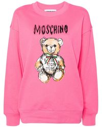 Moschino - Sweat à ourson imprimé - Lyst