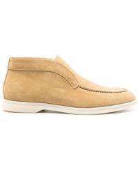 SCAROSSO - Leonarda Suede Ankle Boots - Lyst