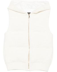 Fabiana Filippi - ジップアップ フーデッドベスト - Lyst