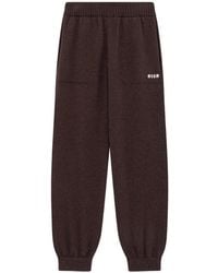 MSGM - Jogginghose Mit Logo-Print - Lyst