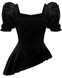 POST MERIDIEM - Square-Neck Top - Lyst