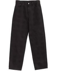 Carhartt - Everson Check-Patterned Jeans - Lyst