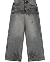 RTA - Franco Wide-Leg Jeans - Lyst
