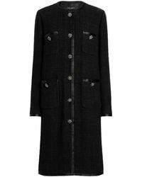 Dolce & Gabbana - Single-Breasted Raschel Tweed Coat - Lyst