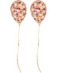Apm Monaco - Crystal-embellished Drop Earrings - Lyst
