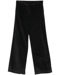 19.61 MILANO - Concealed-Fastening Wide-Leg Trousers - Lyst