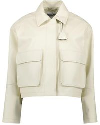 Moschino - Veste De Moto En Cuir - Lyst