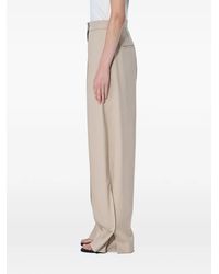 Sportmax - Pleated Button-Detail Trousers - Lyst