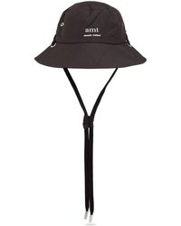 Ami Paris - Cappello bucket con placca logo - Lyst