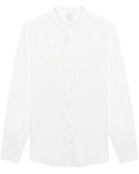 Brooks Brothers - Linnen Overhemd Met Opstaande Kraag - Lyst