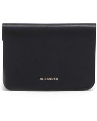 Jil Sander - Logo-debossed Leather Wallet - Lyst