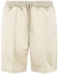 Les Deux - Logo-Embroidered Drawstring Shorts - Lyst