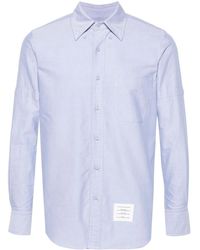 Thom Browne - Armband-Embellished Cotton Shirt - Lyst