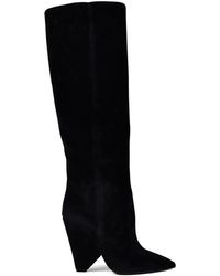 Saint Laurent - Niki Pointed-Toe Boots - Lyst