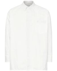 MM6 by Maison Margiela - Cotton Poplin Shirt - Lyst