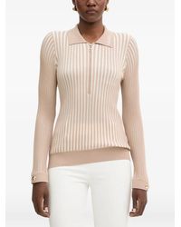 Liu Jo - Striped Polo Top - Lyst