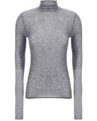 Pinko - Rollkragenpullover mit Pailletten - Lyst