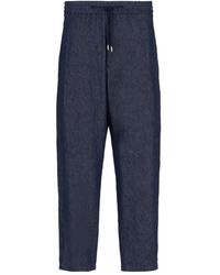Giorgio Armani - ドローストリング デニムパンツ - Lyst