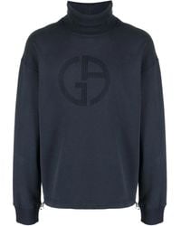 Giorgio Armani - Virgin Wool Roll Neck Jumper - Lyst