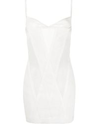 Dion Lee - Oblique Corset Mini Dress - Women's - Polyamide/elastane - Lyst