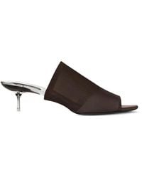 Courreges - Mesh Mule Sandals - Lyst