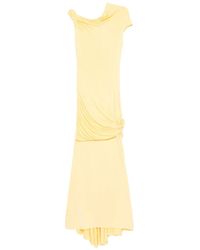 Paris Georgia Basics - Pascal Asymmetrische Gedrapeerde Jurk - Lyst