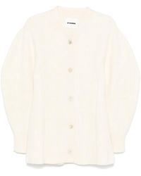 Jil Sander - Long Sleeves V-Neck Long Cardigan Clothing - Lyst
