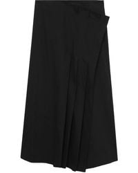 Y's Yohji Yamamoto - Jupe Mi-Longue À Design Asymétrique - Lyst