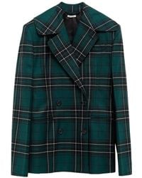 JW Anderson - Doppelreihiger Blazer Mit Karomuster - Lyst