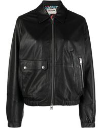 Zadig & Voltaire - Zip-up Leather Jacket - Lyst