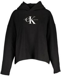 Calvin Klein - Logo-Print Relaxed-Fit Hoodie - Lyst